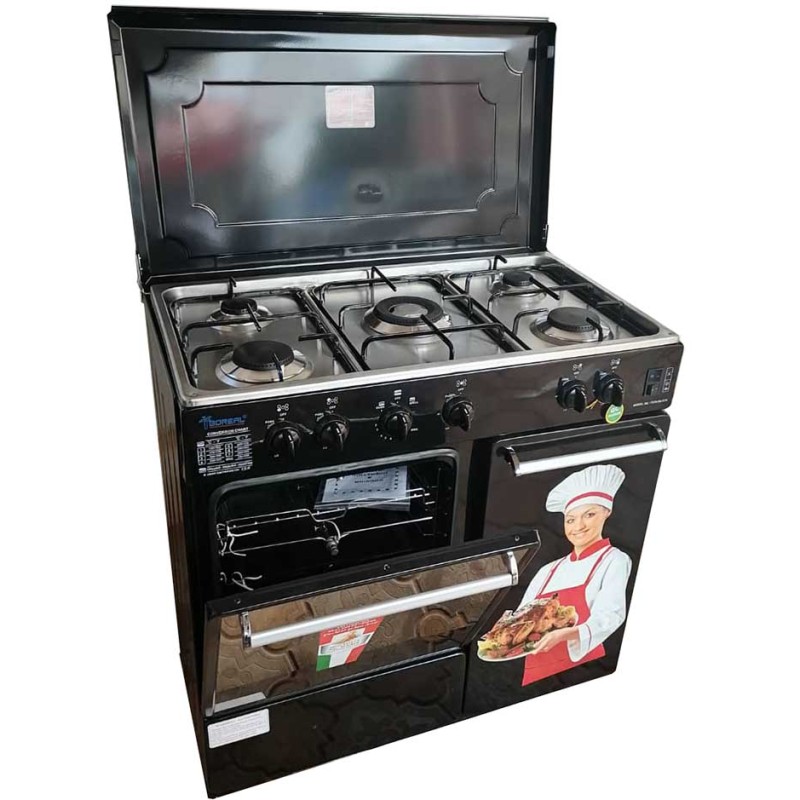 Cuisinière 5 Foyers et Four Marque BOREAL 2 - hascor 