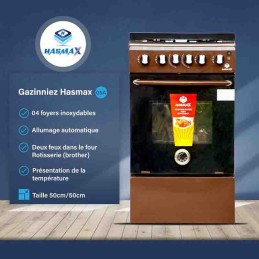 Stove 4 fireplaces + oven brand HASMAX HASMAX 1 - hascor 