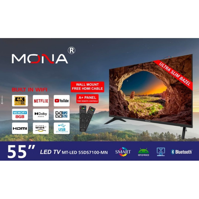 Téléviseur led 55 " Marque MONA MONA 1 - hascor 