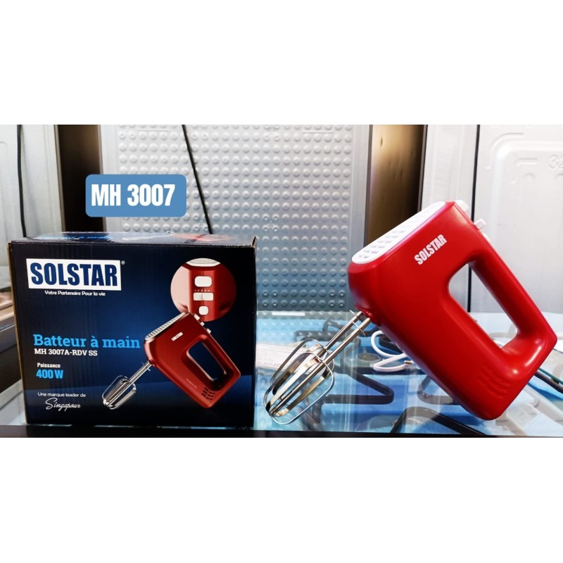 Batteur à main MH 3007A-RDV SS marque SOLSTAR SOLSTAR 1 - hascor 
