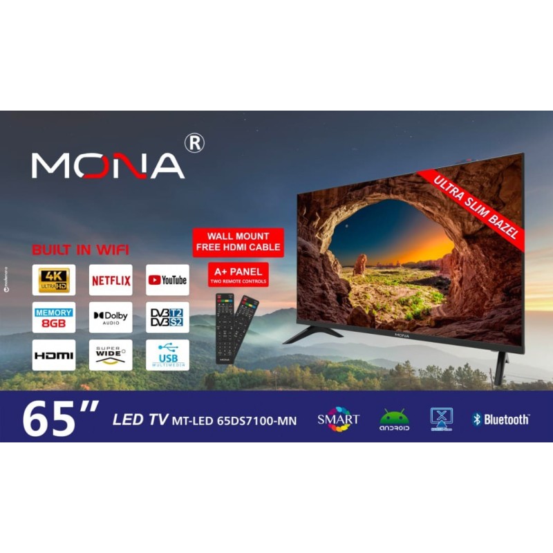 Téléviseur led 65 " marque MONA MONA 1 - hascor 