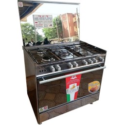 Cuisinière 5 foyers avec grand four marque BOREAL