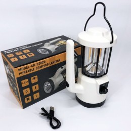 Lanterne de camping avec lampes de poche rechargeables