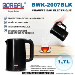 CHAUFFE EAU ÉLECTRIQUE BOREAL 1,7 litre BWK-2007BLK