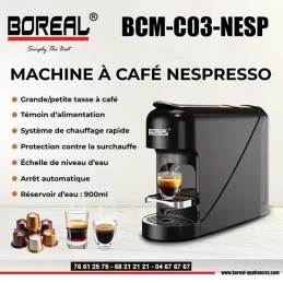 MACHINE À CAFÉ EXPRESSO BOREAL BCM-C03-NESP