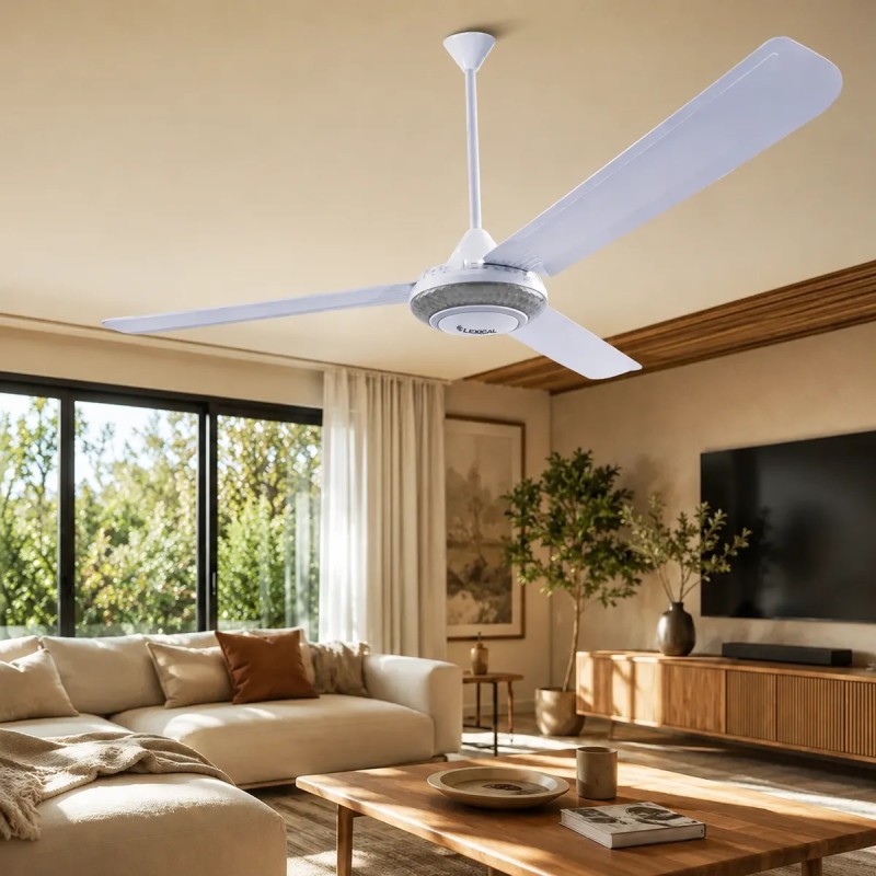 VENTILATEUR DE PLAFOND LEXICAL 80W  LCF-7410-9